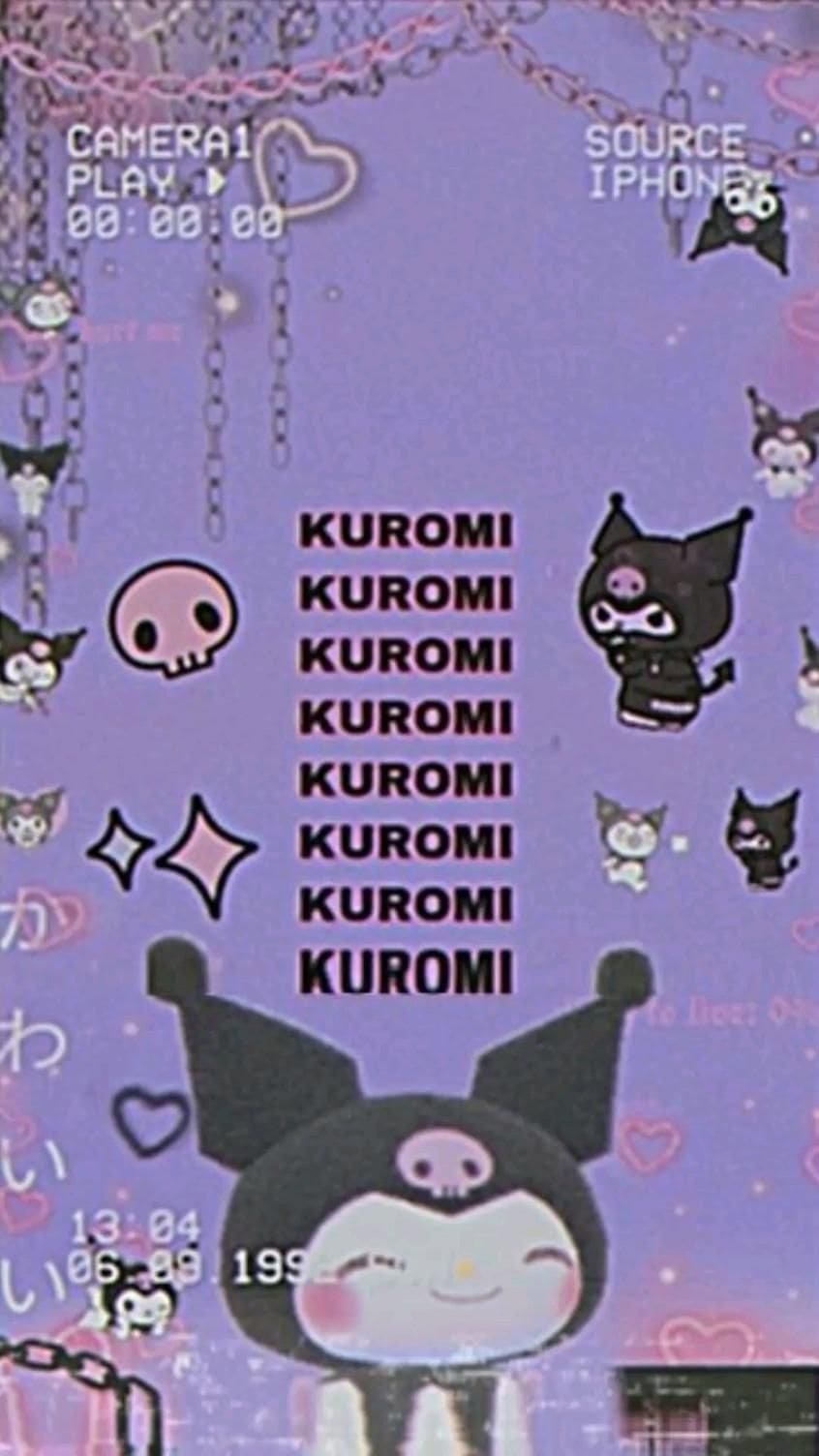 850x1510 Kuromi Phone Wallpaper, Phone