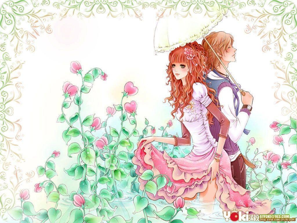 1030x770 Download All Love Cartoon Couple. Drawing and Coloring for Kids, Desktop