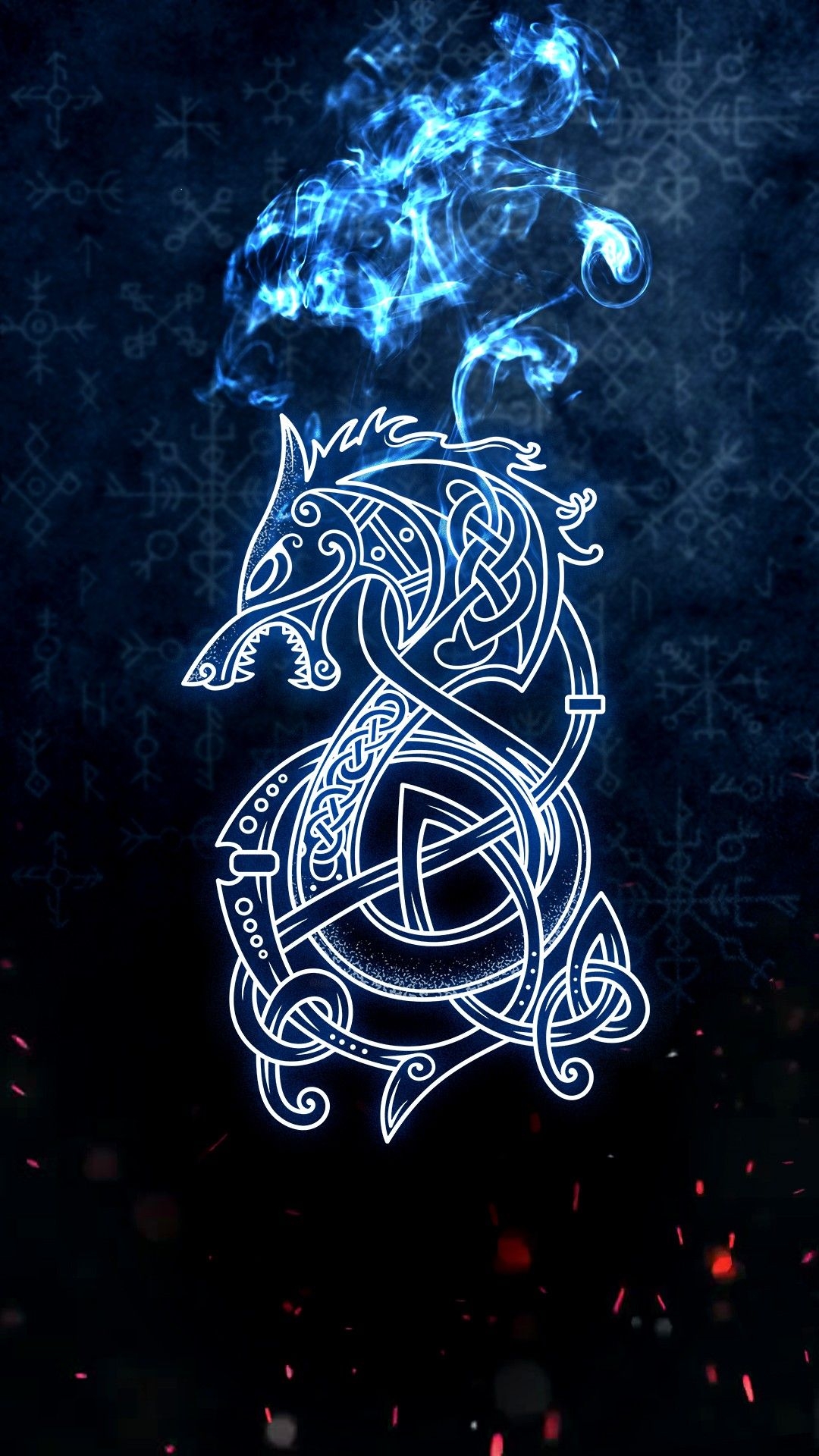 1080x1920 Mystic Rune. Viking wallpaper, Viking runes, Runes, Phone