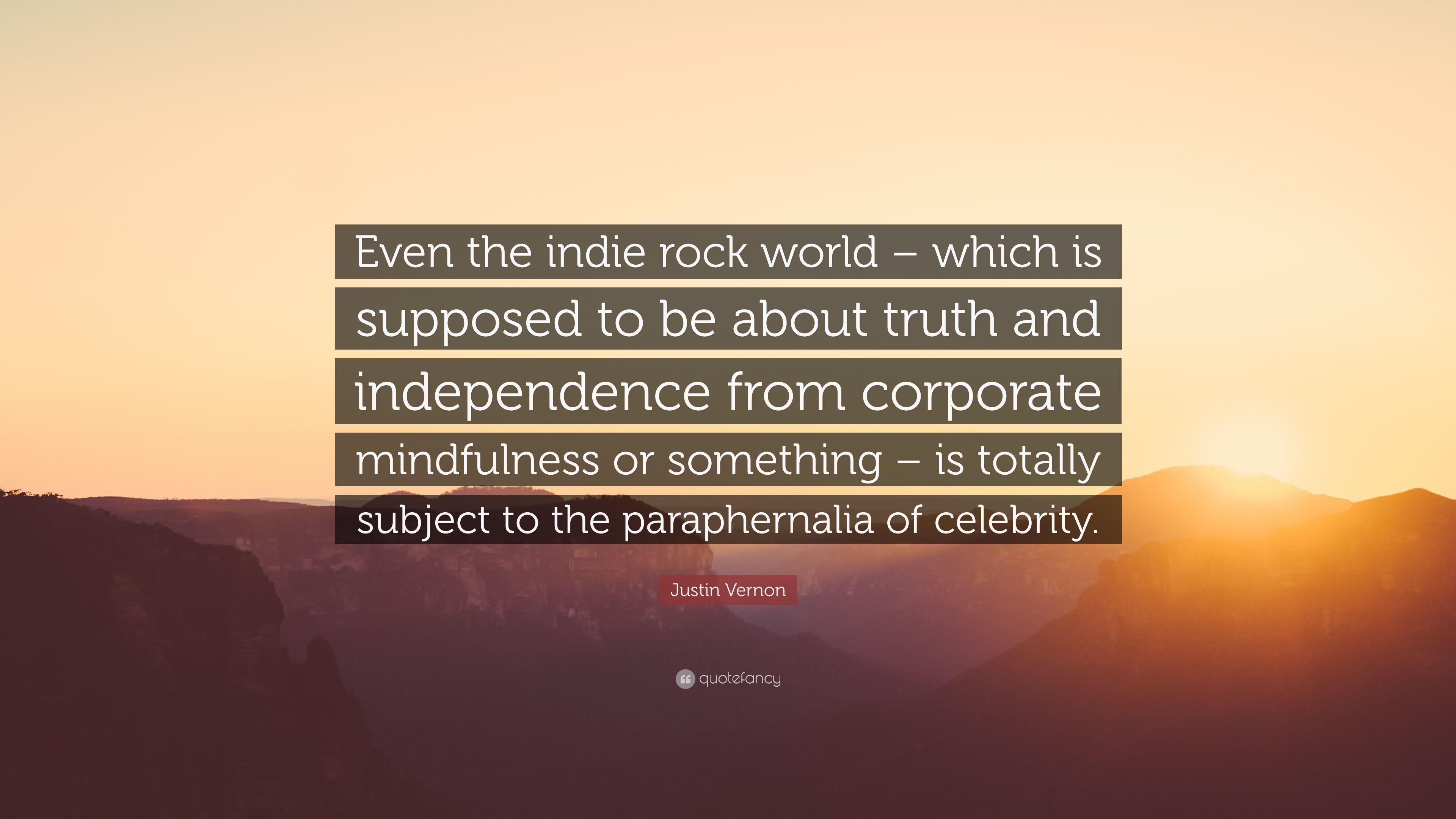 3840x2160 Justin Vernon Quote: “Even the indie rock world, Desktop