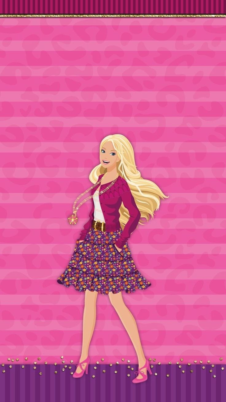 740x1310 Barbie Wallpaper, Phone