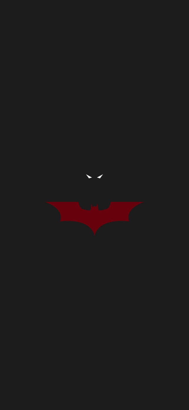 640x1390 Batman iPhone Red Bat Wallpaper, Phone