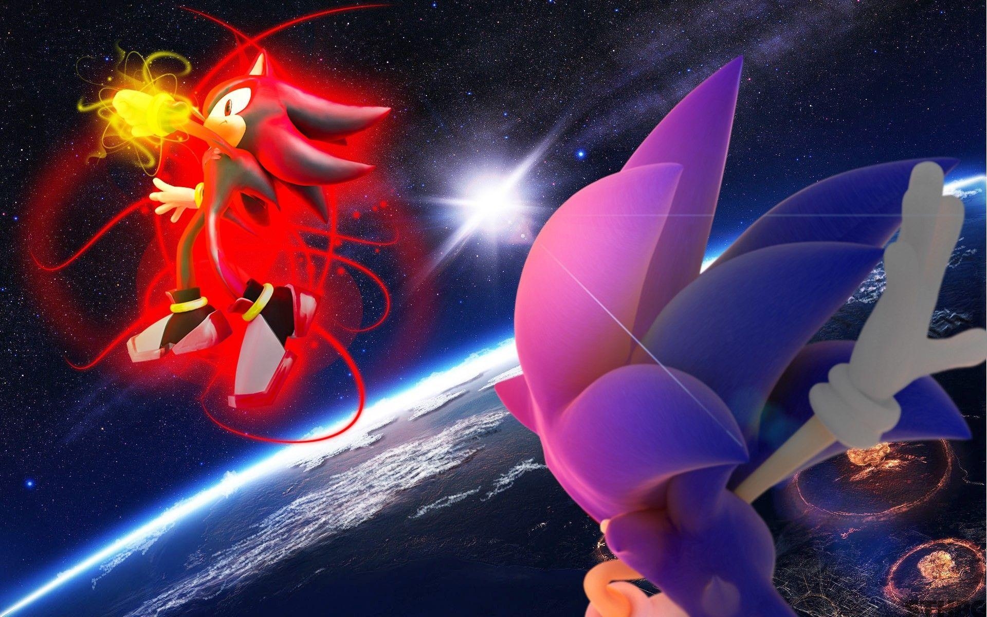 1920x1200 Sonic and Shadow Wallpaper, Desktop