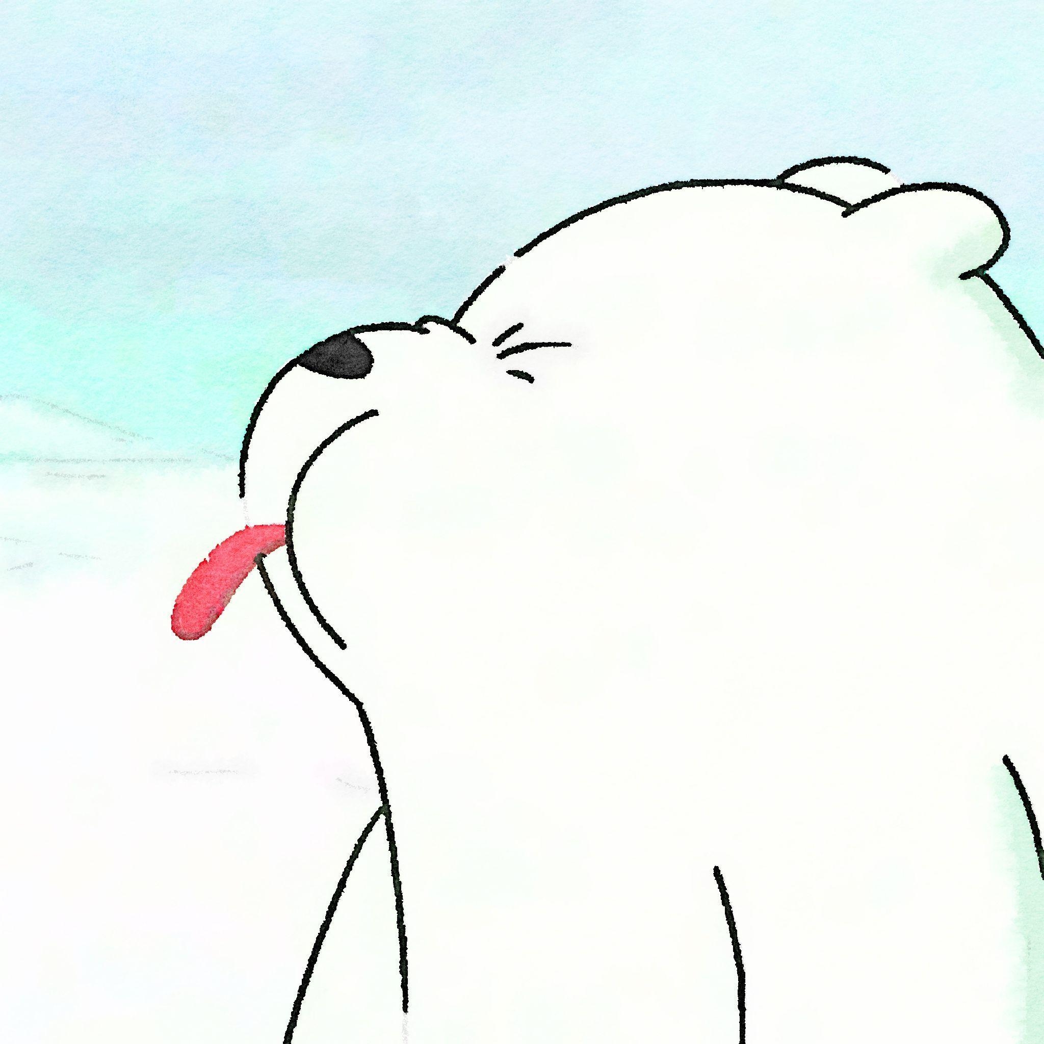 2050x2050 we bare bears ice bear. we bare bears. Bare bears, We bare bears, Phone