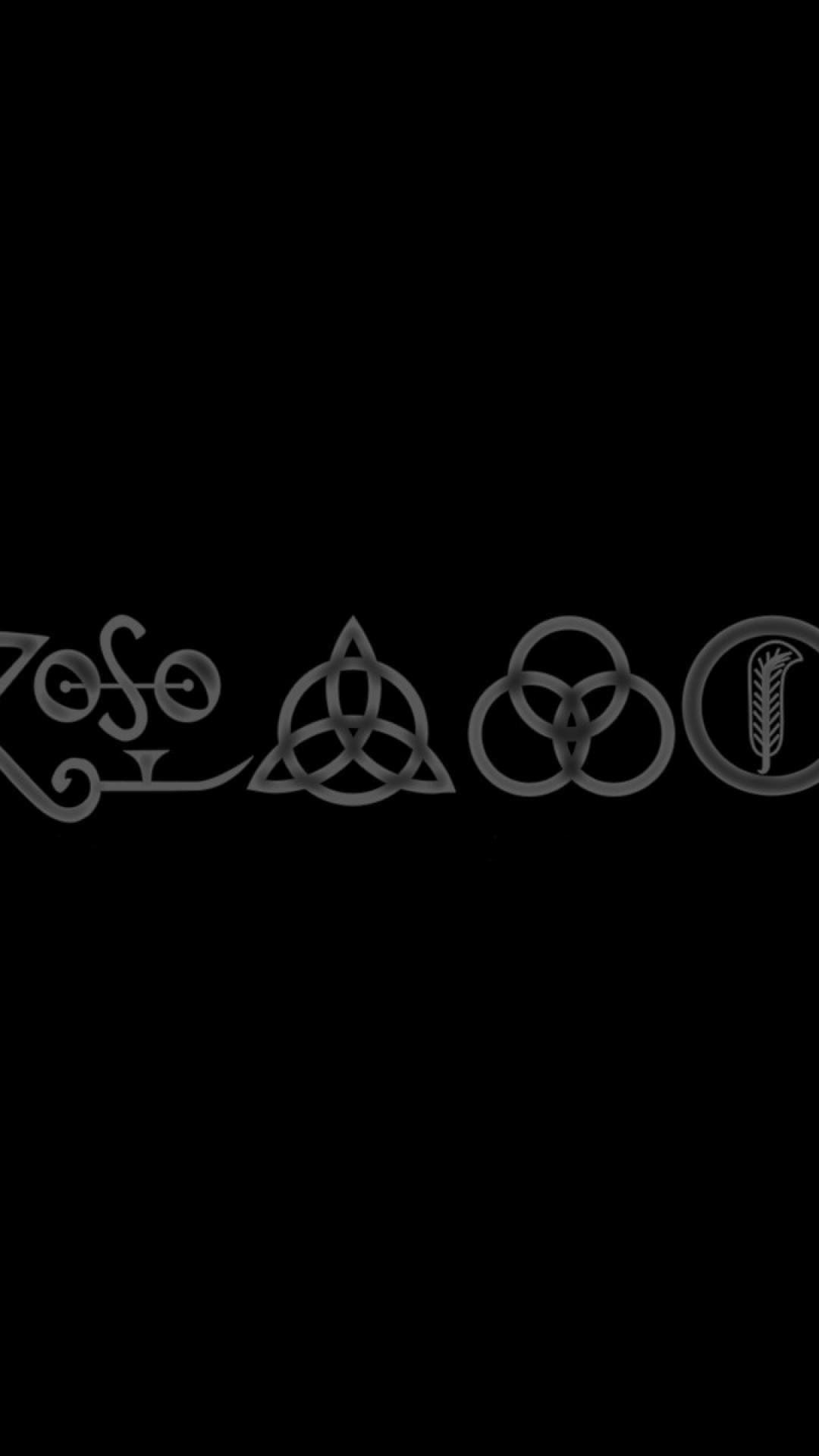 1080x1920 Led zeppelin black background wallpaper, Phone