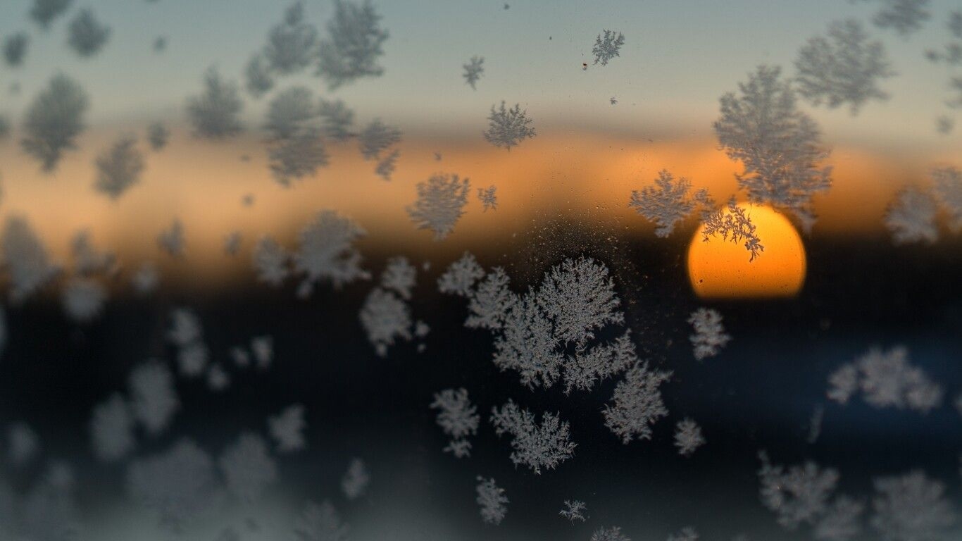 1370x770 Snow Flakes Sun Blurred Frost Winter 5k  Resolution HD 4k Wallpaper, Image, Background, Photo and Picture, Desktop