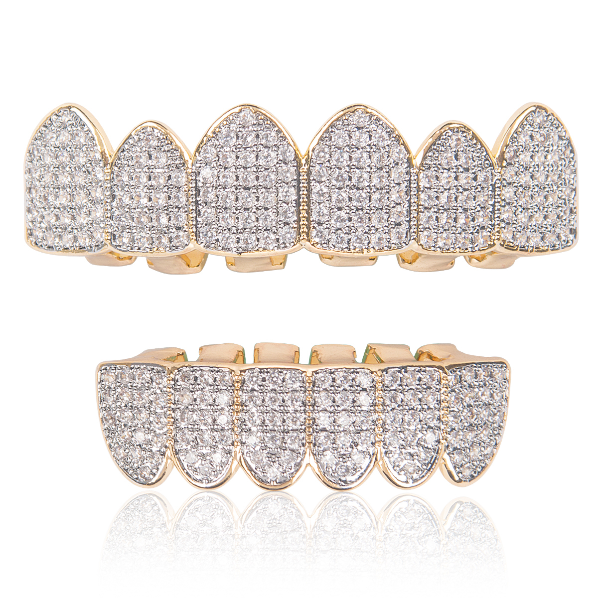 1200x1200 18K Gold Plated Diamond Hip Hop Teeth Grillz Top Bottom Mouth Grill Set Custom, Phone