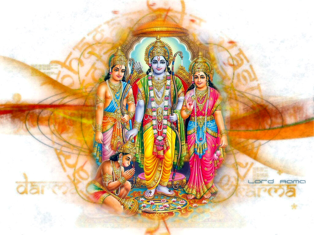 1030x770 Ram Sita Laxman Hanuman Wallpaper, Desktop