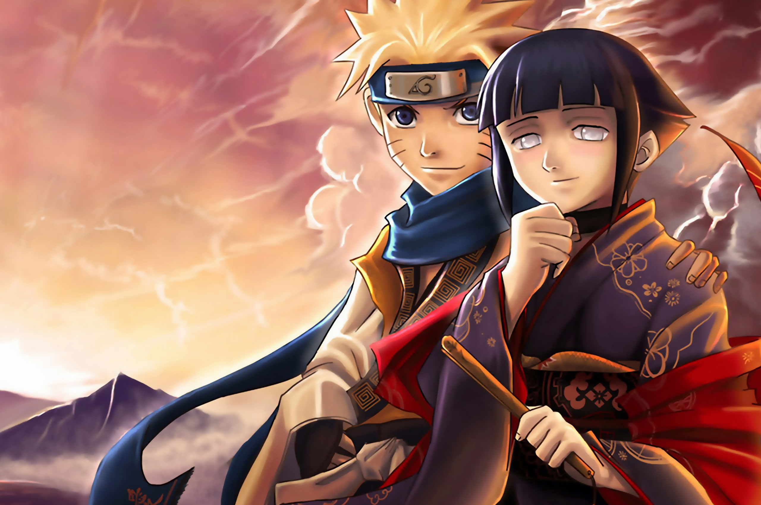 2560x1700 Free download Wallpaper 3840x2400 boy girl naruto kimono smile Ultra HD 4K [3840x2400] for your Desktop, Mobile & Tablet. Explore 4K Naruto Wallpaper. Naruto Desktop Wallpaper, 4K One Piece, Desktop