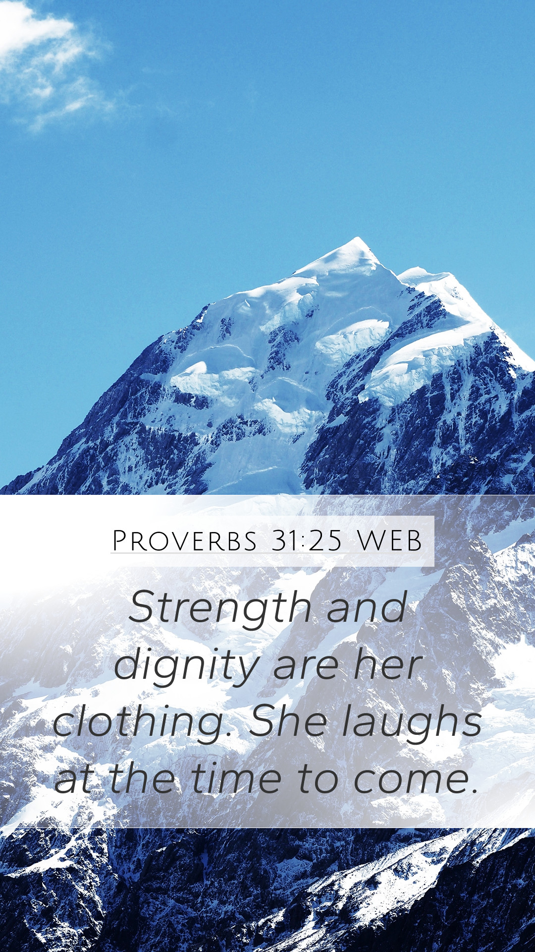 1080x1920 Proverbs 31:25 WEB Mobile Phone, Phone