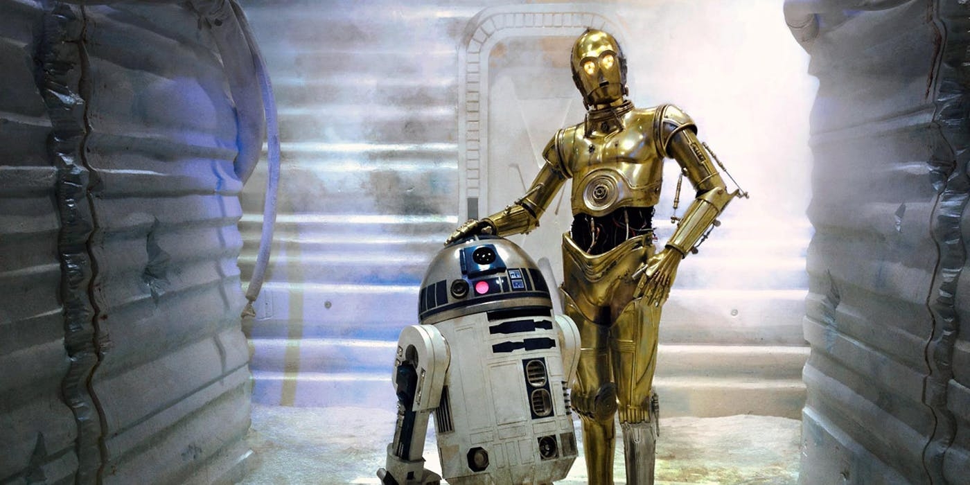 1400x700 R2 D2 C 3po Best Friends Wallpaper 5478, Dual Screen