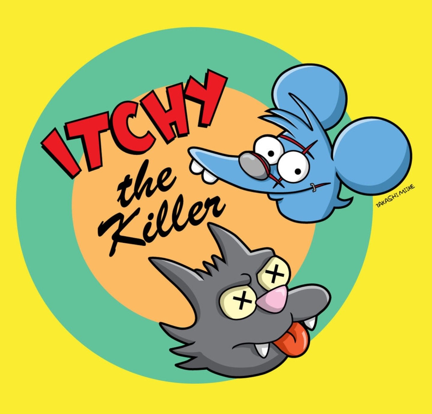 1440x1390 Itchy and Scratchy ideas. the simpsons, simpsons art, itchy, Desktop
