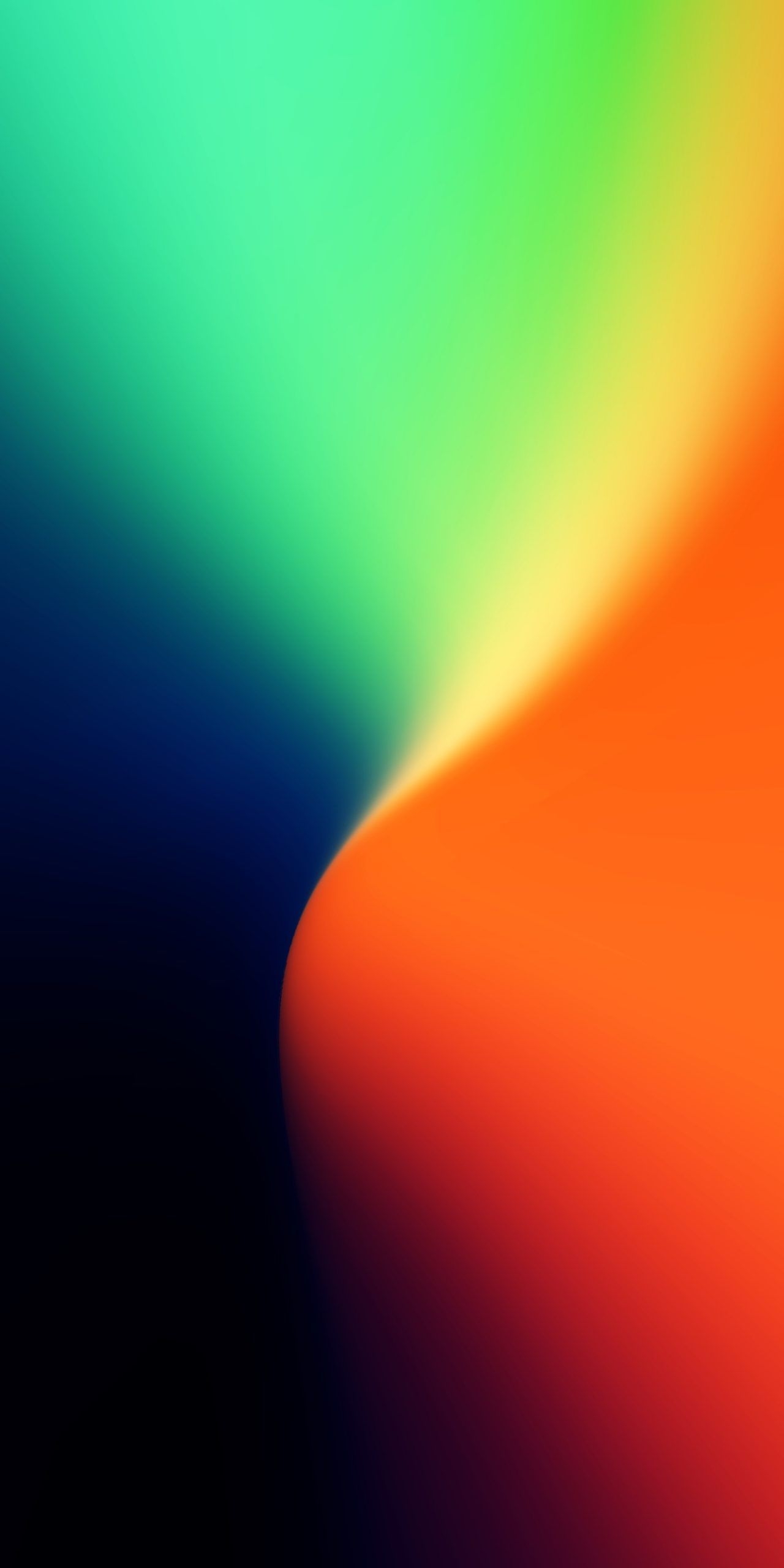 1280x2560 Gradient blue, orange, green and yellow. Color wallpaper iphone, iPhone wallpaper gradient, iPhone homescreen wallpaper, Phone