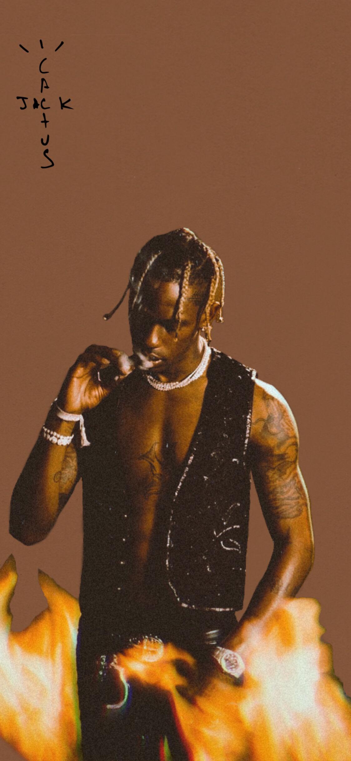 1130x2440 Travis Scott Cactus Jack iPhone wallpaper that I made: travisscott, Phone