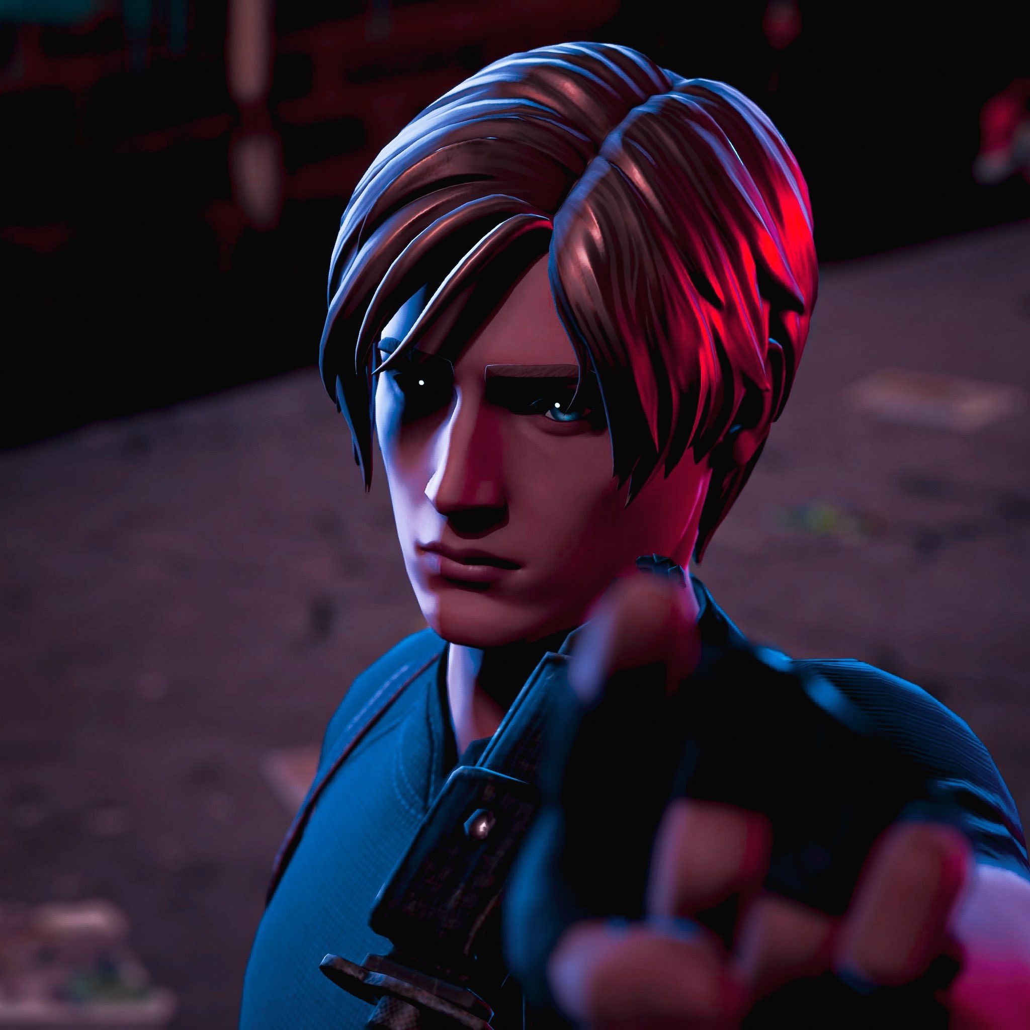 2050x2050 Leon S. Kennedy Fortnite wallpaper, Phone