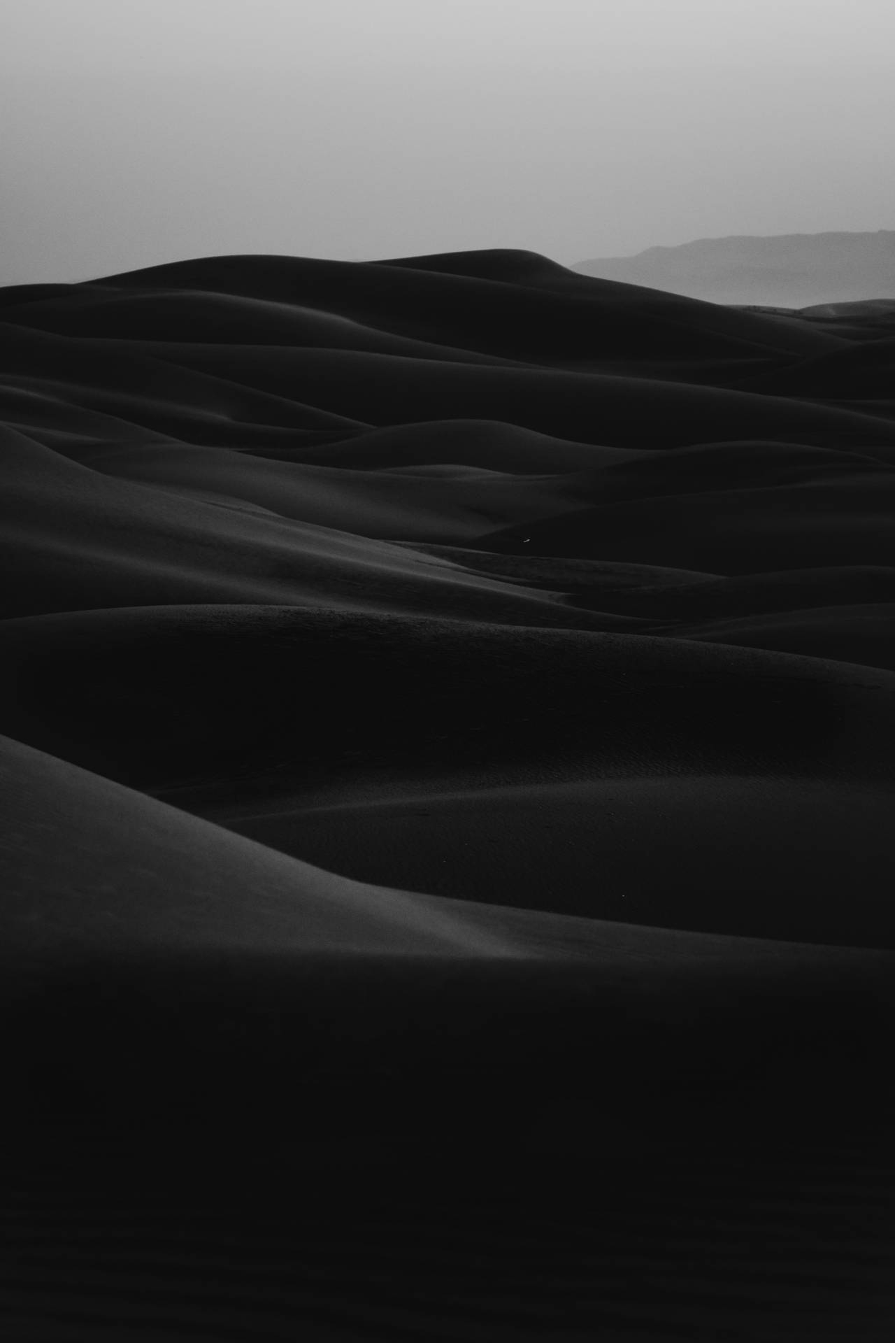 1280x1920 Download free Black iPhone Dunes, Phone