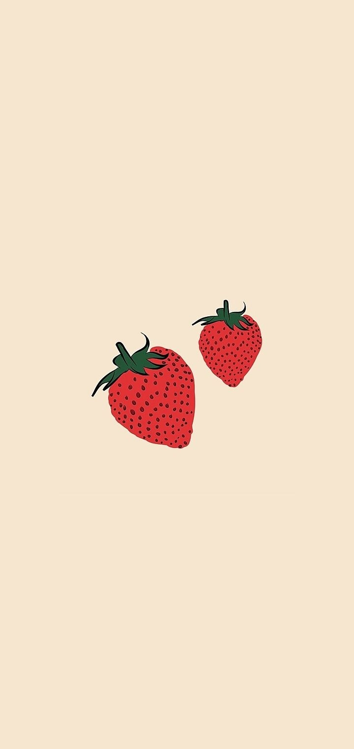 720x1520 strawberry wallpaper Tumblr posts, Phone