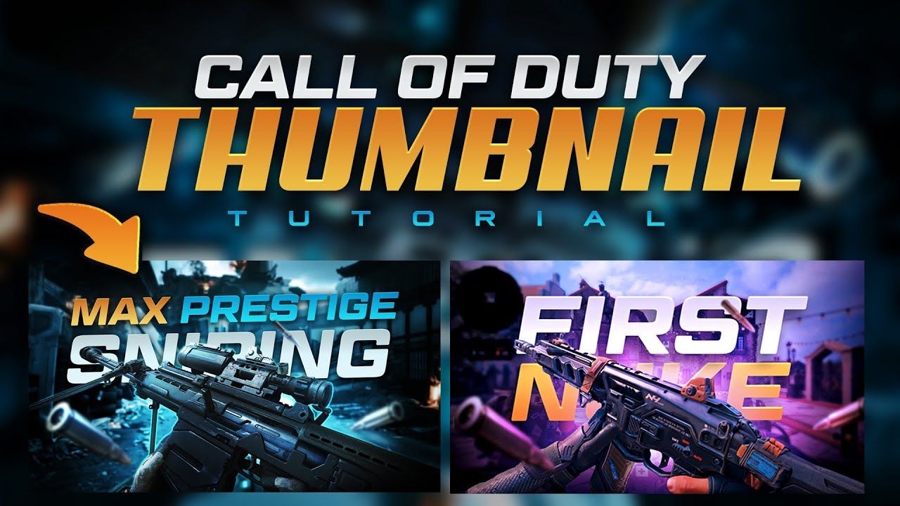 1280x720 Call Of Duty Thumbnail Tutorial (FREE TEMPLATE!!), Desktop