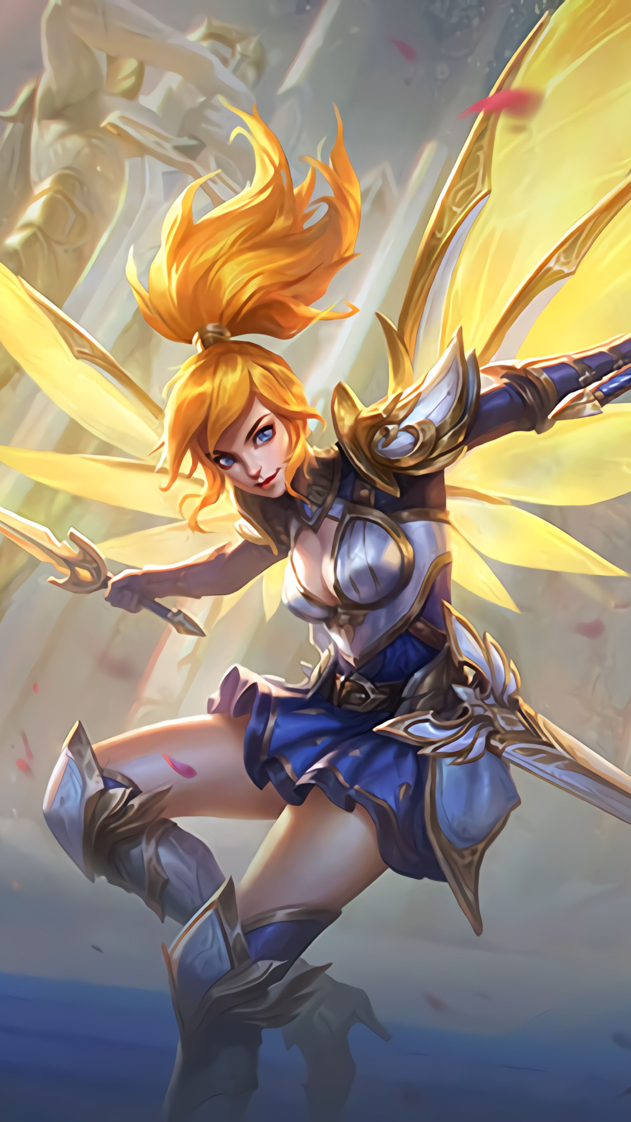 2160x3840 Fanny, Lightborn, Ranger, Skin, Mobile Legends, 4K iPhone, Phone