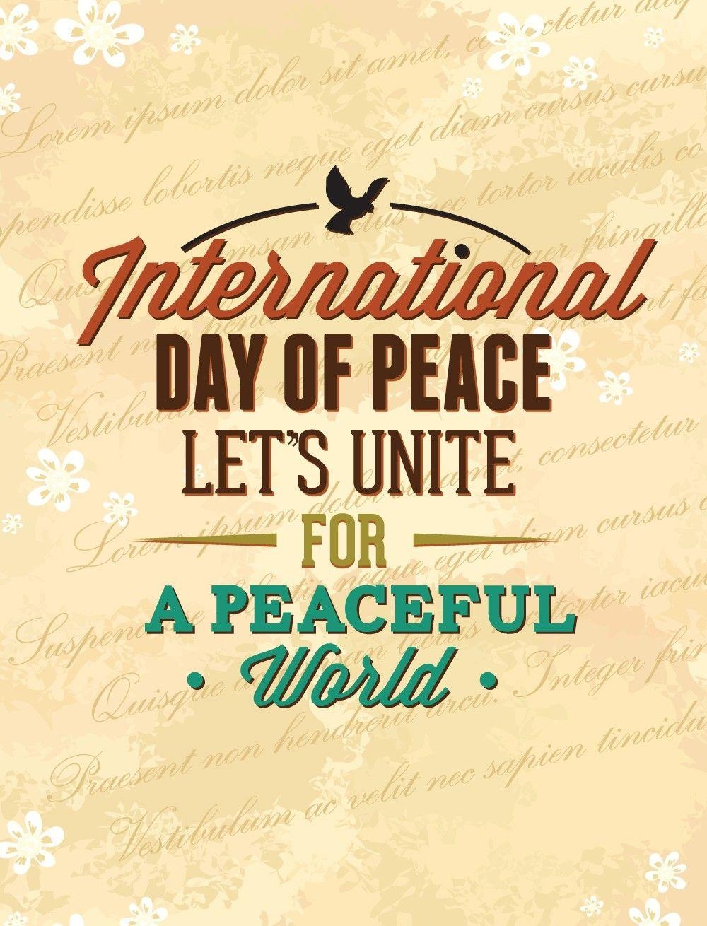 1000x1310 International Peace Quotes on QuotesTopics, Phone