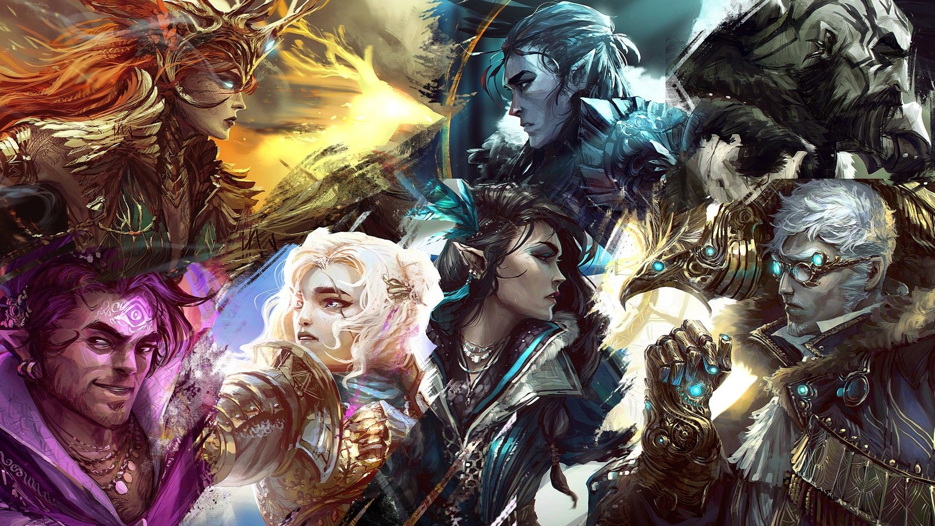 1920x1080 Critical role comic, Critical role characters, Critical role fan art, Desktop