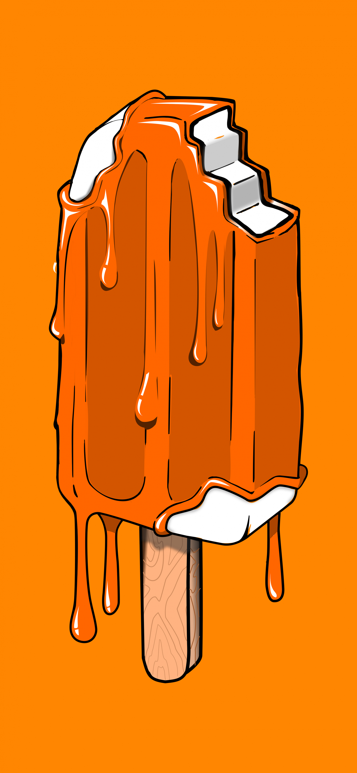 1250x2690 Drippy Popsicle Wallpaper 4K, Ice pop, Phone