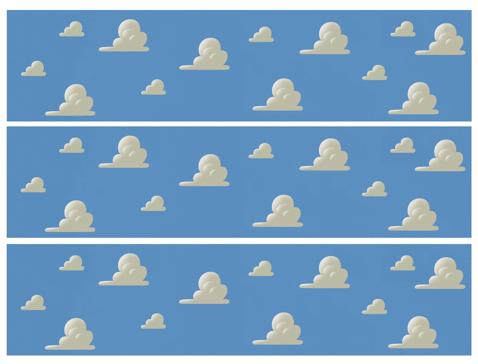 1650x1260 Toy Story Inspired Wallpaper Cloud Border Strips Edible Cake Topper Im, Desktop