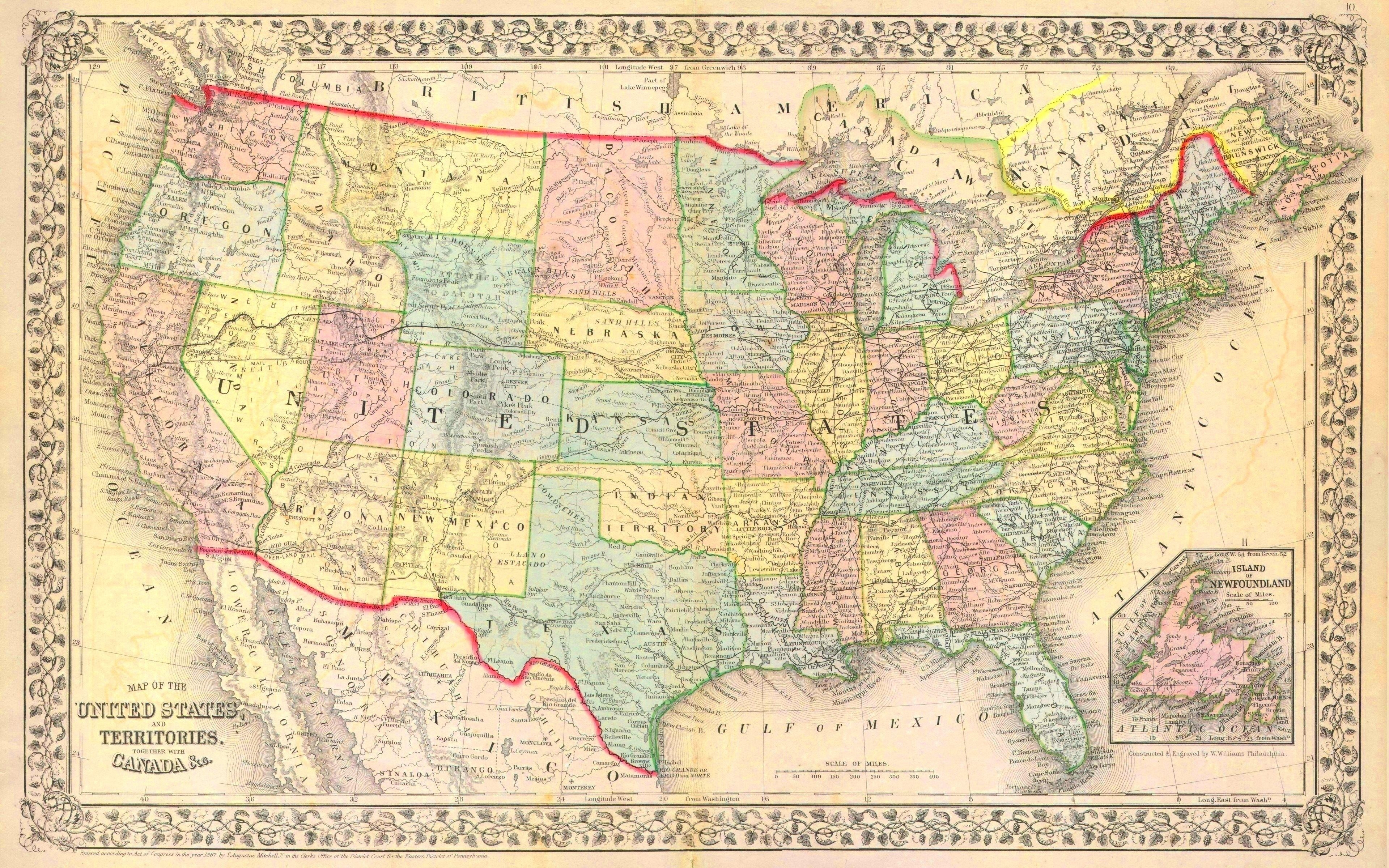 3840x2400 Download wallpaper USA, Old Map, administrative map, states, United States, geography for desktop with resolution. High Quality HD picture wallpaper, Desktop