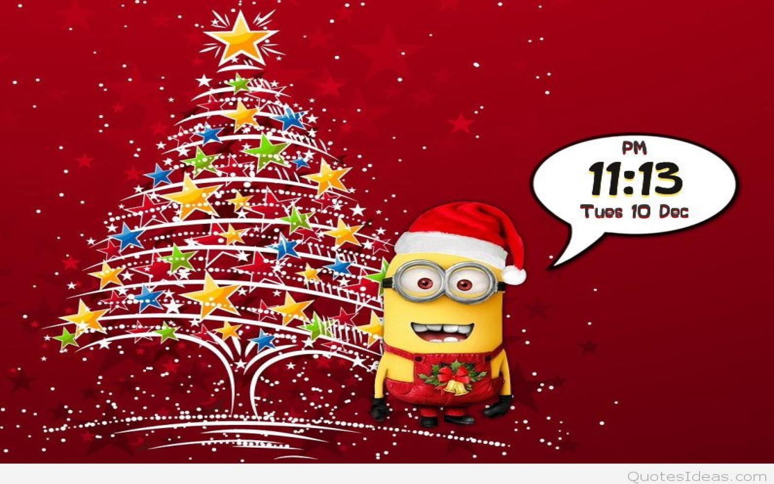 2560x1600 v.92: Christmas Minions Wallpaper (795x640 px), Desktop