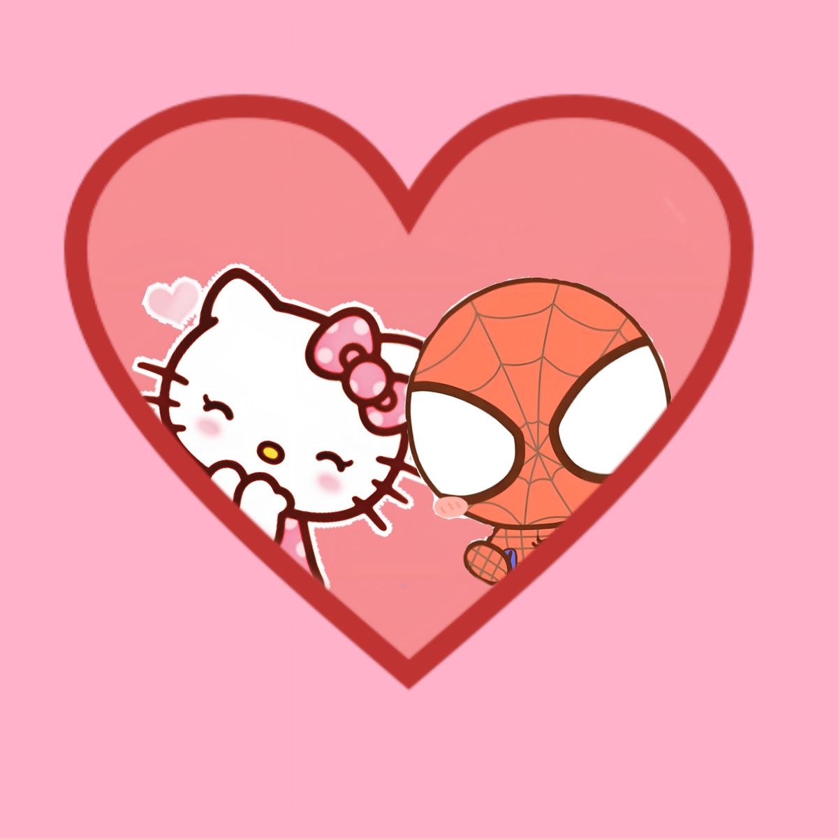 1200x1200 Spider man and hello kitty en 2023. Pegatinas bonitas, Dibujitos sencillos, Dibujos bonitos, Phone