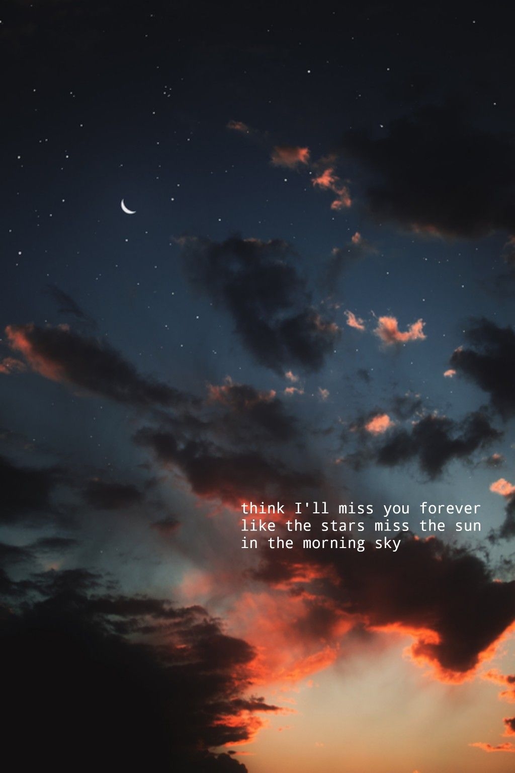 1030x1540 Aesthetic Quote Sad, Phone