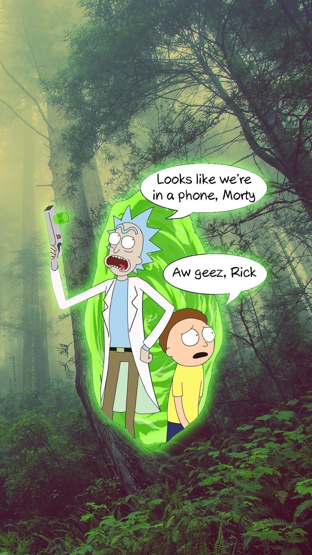 1080x1920 iPhone Wallpaper Rick And Morty, Phone