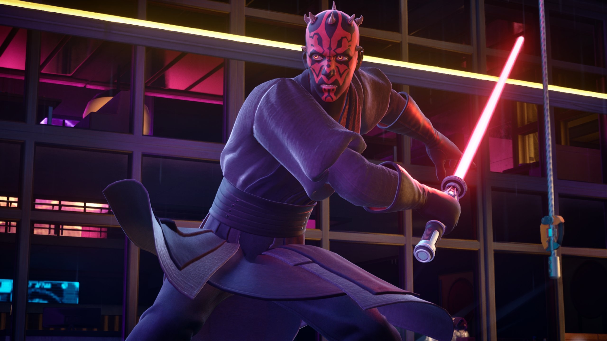 2560x1440 Darth Maul Fortnite wallpaper, Desktop