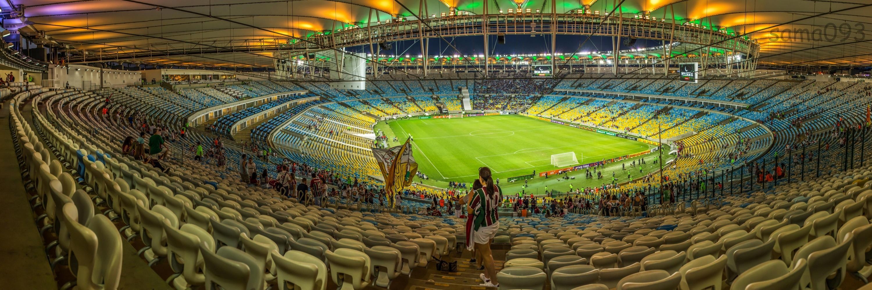 3000x1000 Panorámica del Maracaná HD  gratis, Dual Screen