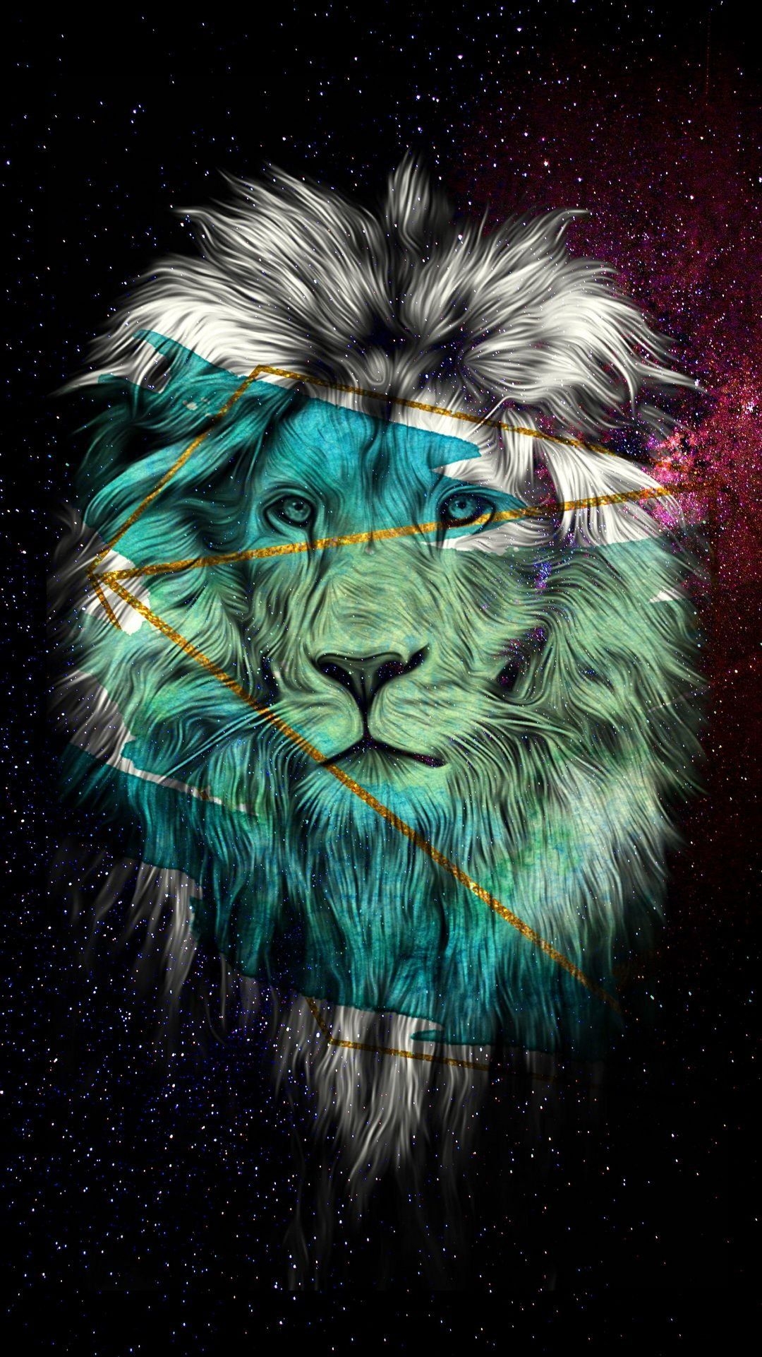 1080x1930 Galaxy Lion Wallpaper 1080×1921, Phone