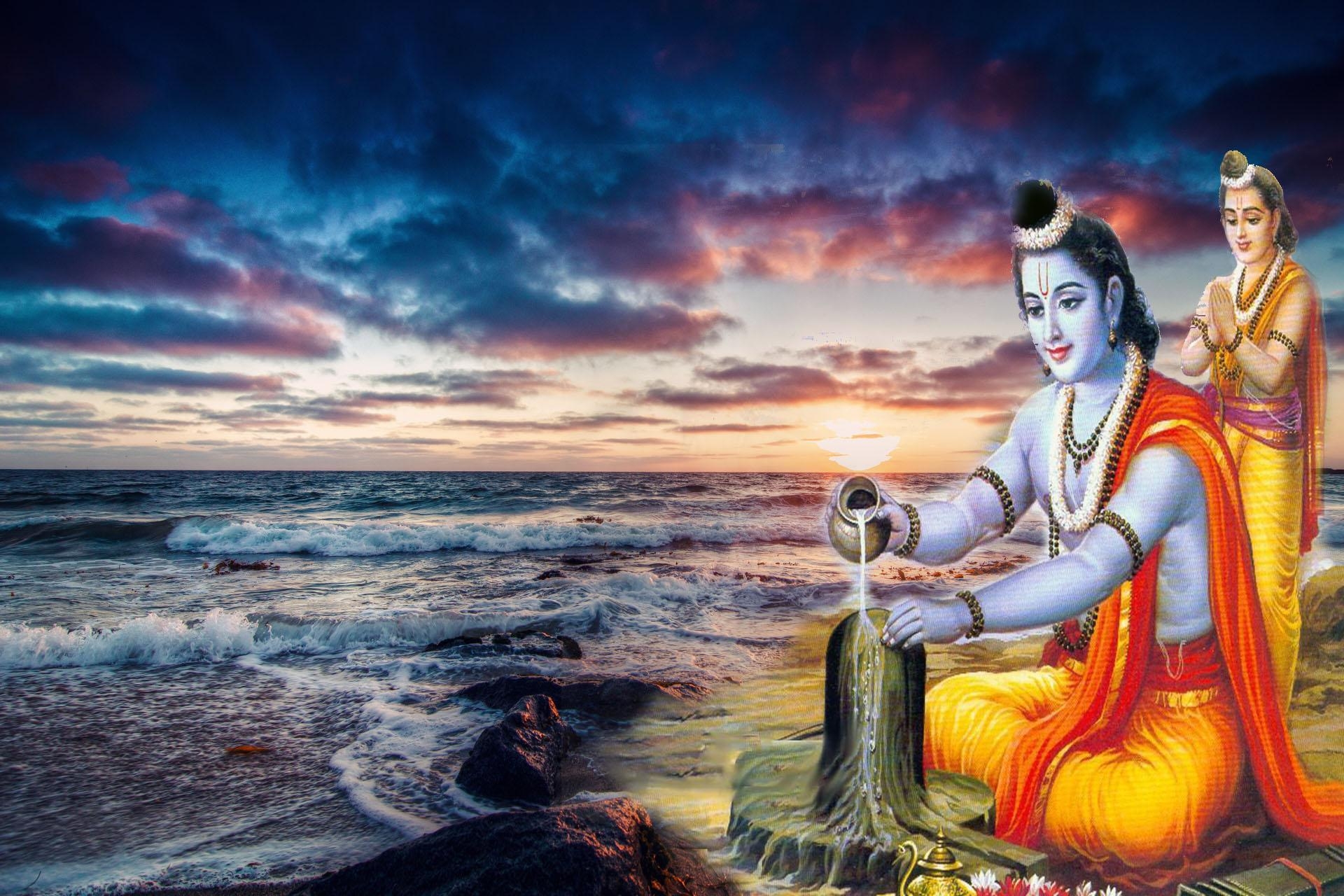 1920x1280 Lord Rama Worship Of Lord Shiva wallpaper, Desktop