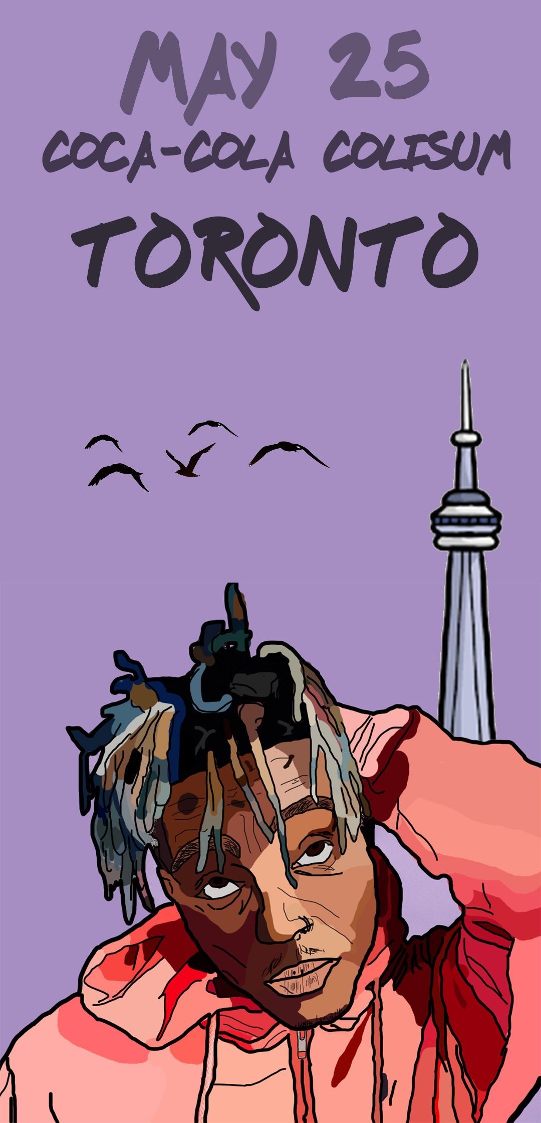 1080x2240 Juice Wrld 999 Wallpaper, Phone