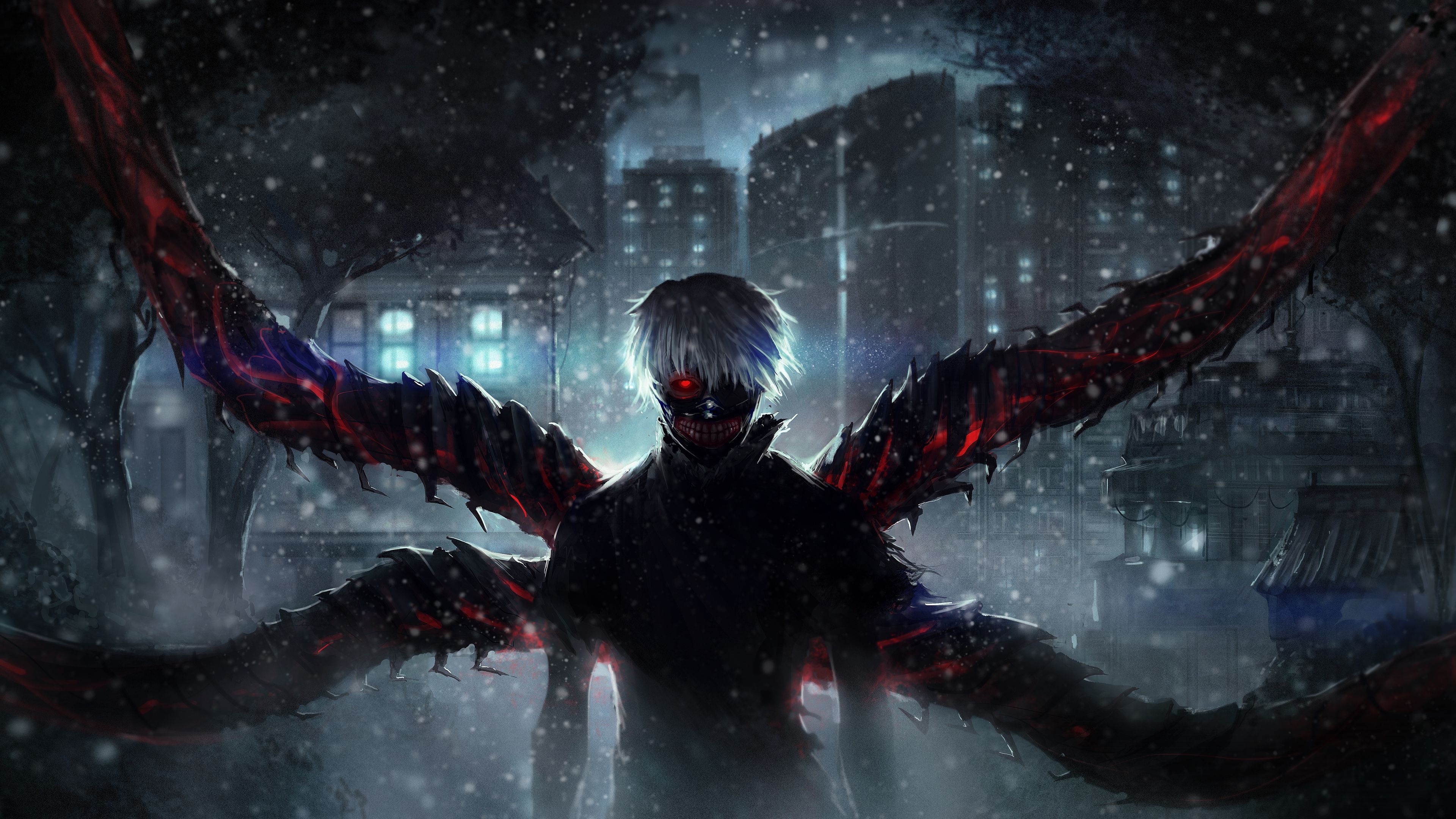 3840x2160 Wallpaper 4k Tokyo Ghoul Kaneki Ken 4k 4k Wallpaper, Anime Wallpaper, Artist Wallpaper, Artwork Wallpaper, Dark Wallpaper, Digital Art Wallpaper, Hd Wallpaper, Ken Kaneki Wallpaper, Tokyo Ghoul Wallpaper, Desktop