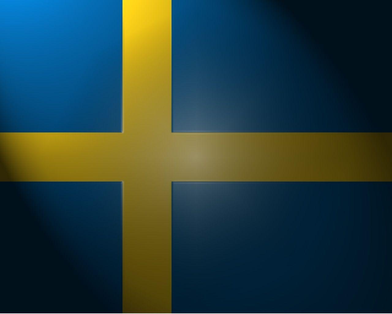 1280x1030 Swedish Flag Wallpaper, Desktop