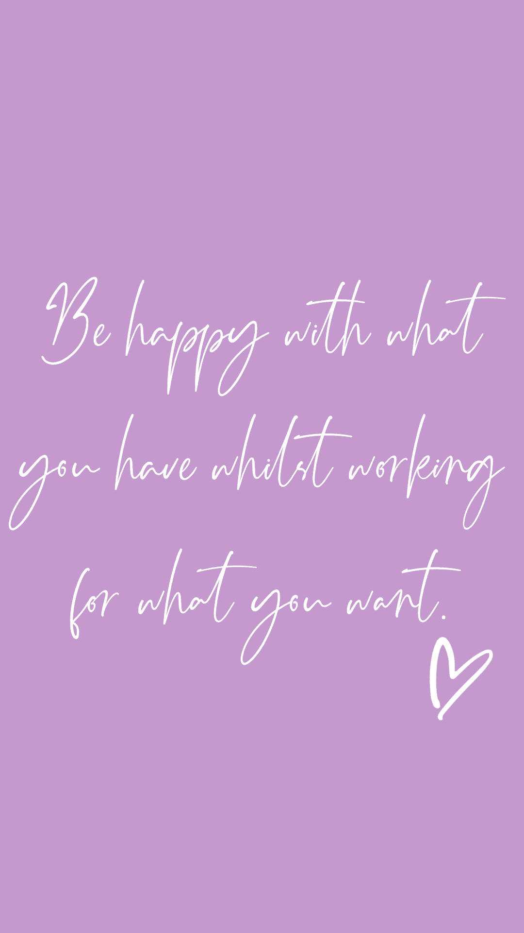 1080x1920 Download Purple Cute Positive Quotes Wallpaper, Phone