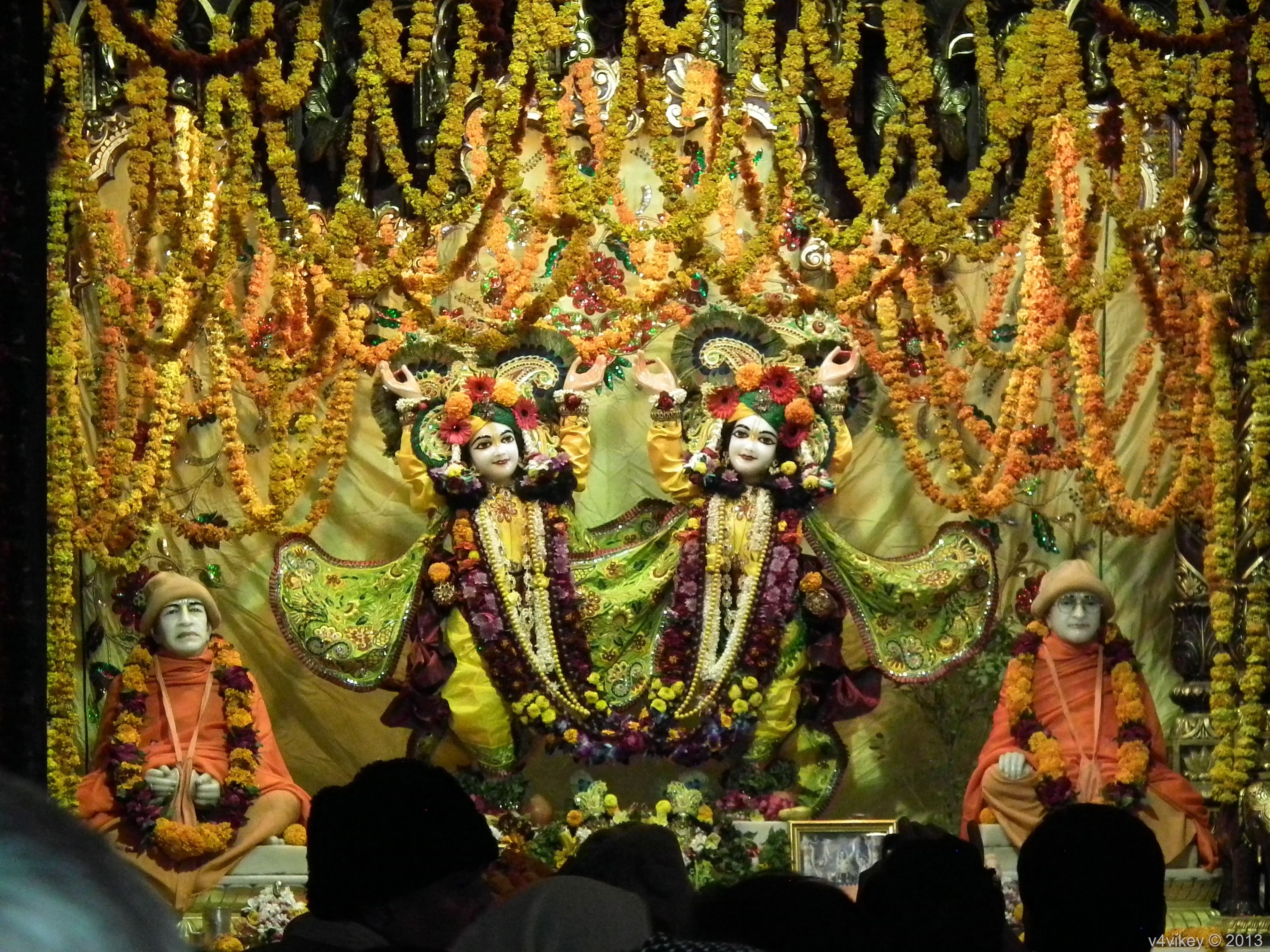 3650x2740 Lord Krishna with Brother Balram Photographs of ISKCON Temple « Wallpaper Tadka, Desktop