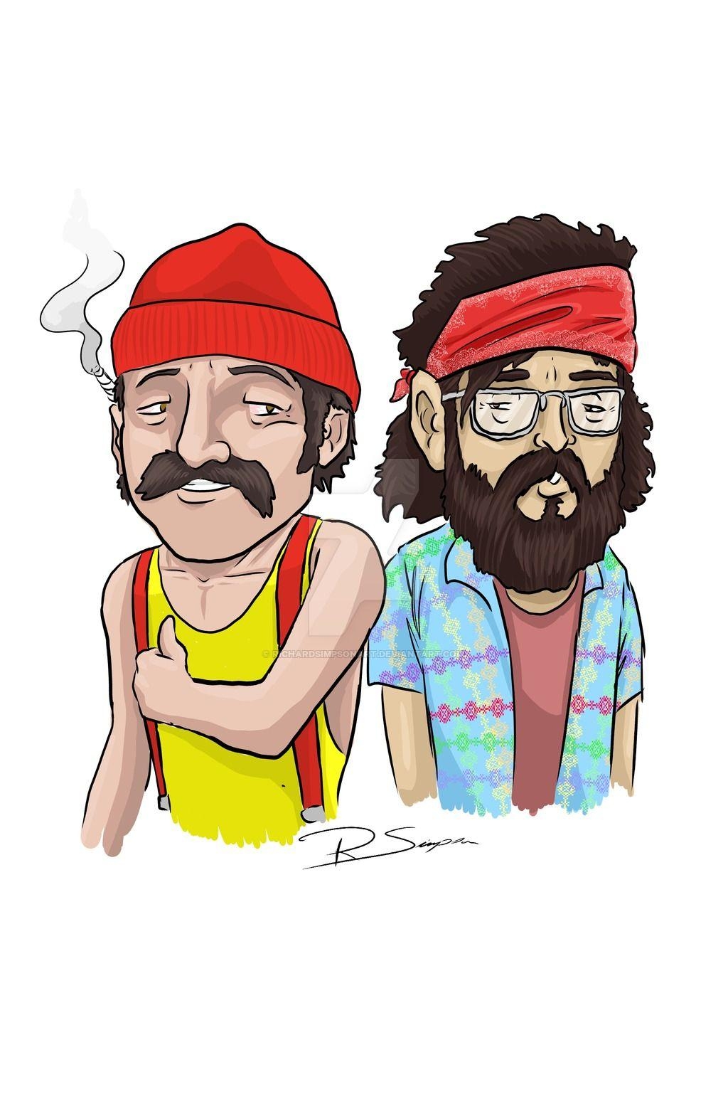 1030x1540 Cheech and Chong toon, Phone