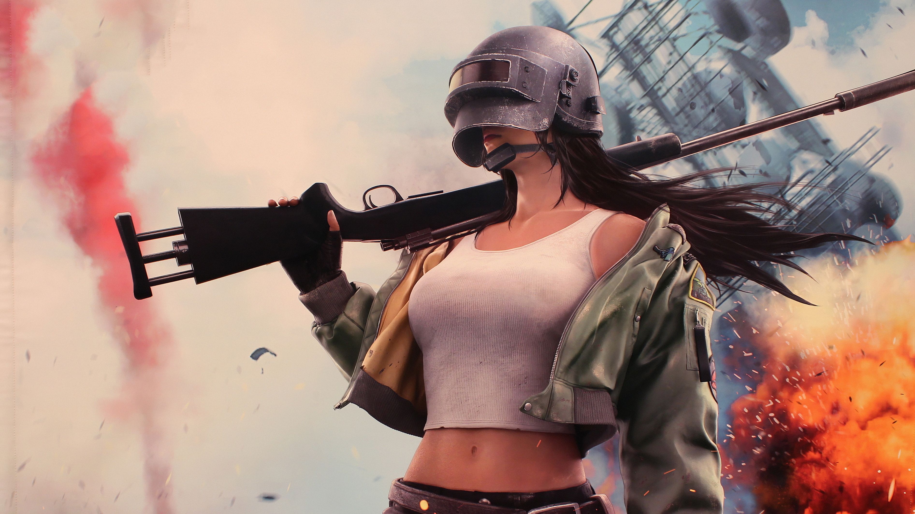 3790x2130 Female PUBG Wallpaper Free Female PUBG Background, Desktop