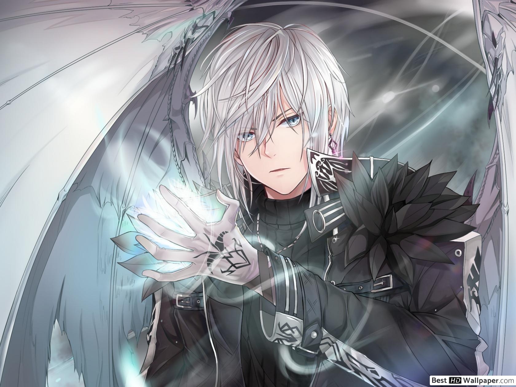 1680x1260 Silver Hair Dragon Boy HD wallpaper download, Desktop