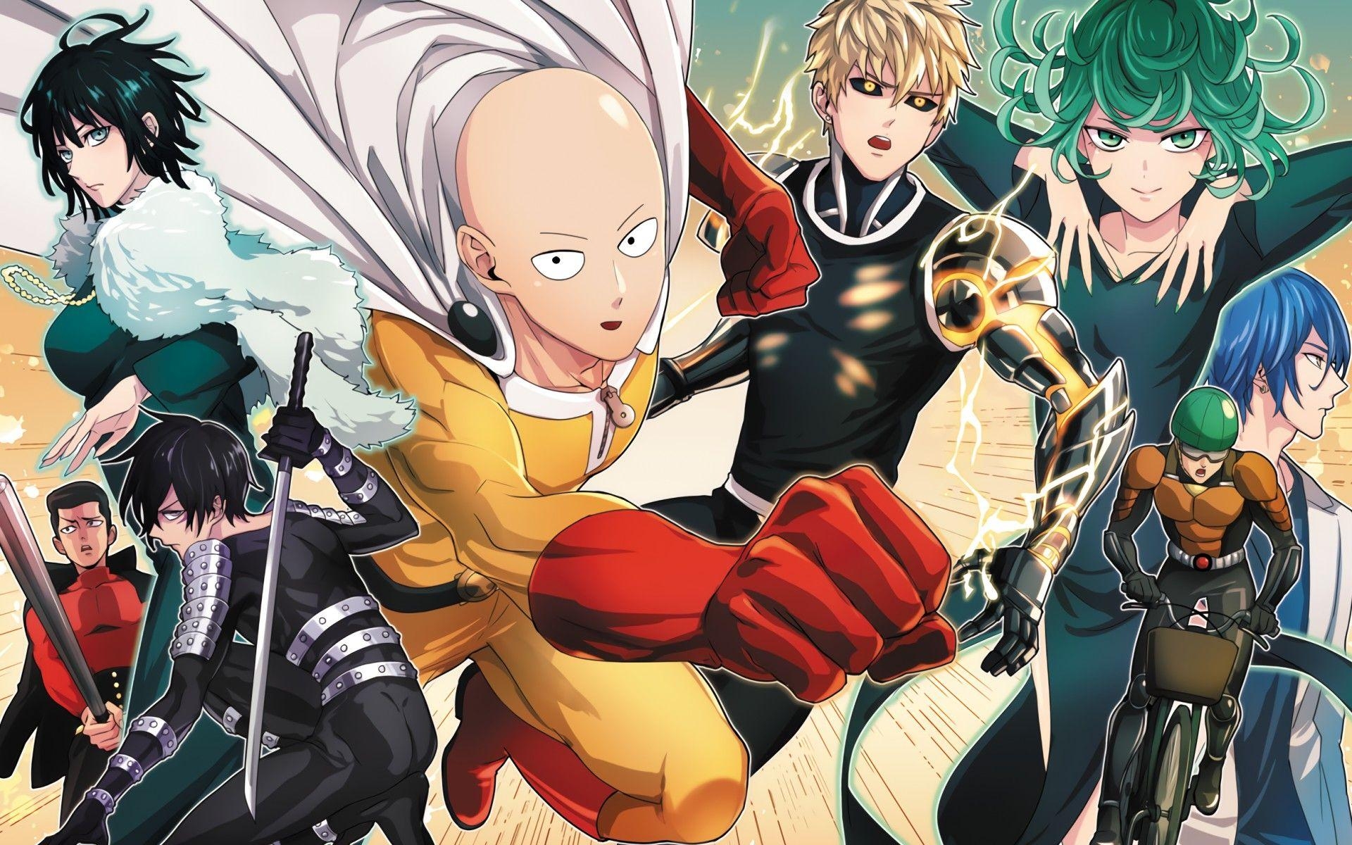 1920x1200 Download Wallpaper  One punch man, Fubuki, Sonic, Tatsumaki, Desktop