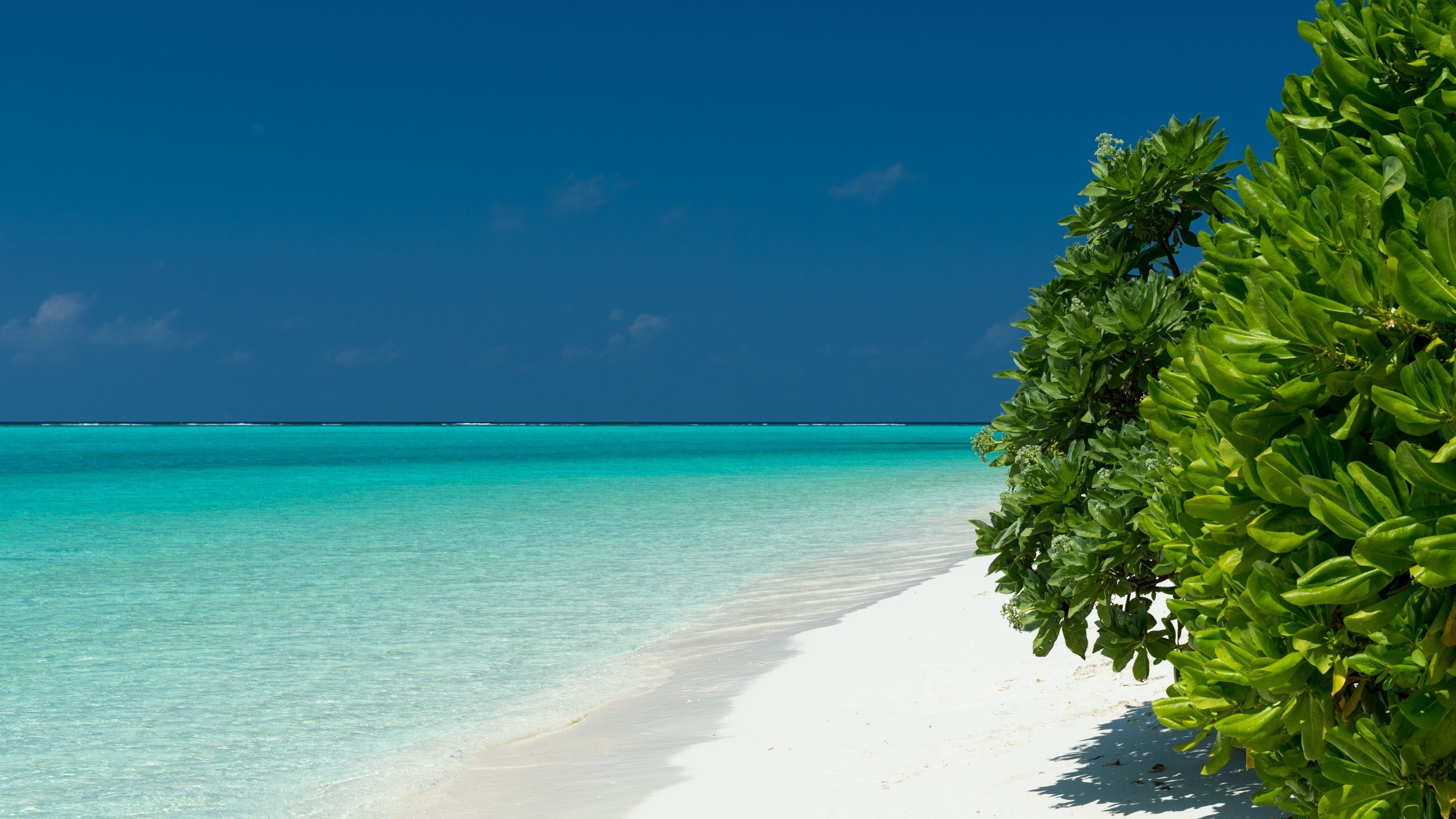 3840x2160 Download wallpaper: Turquoise waters of Maldives, Desktop