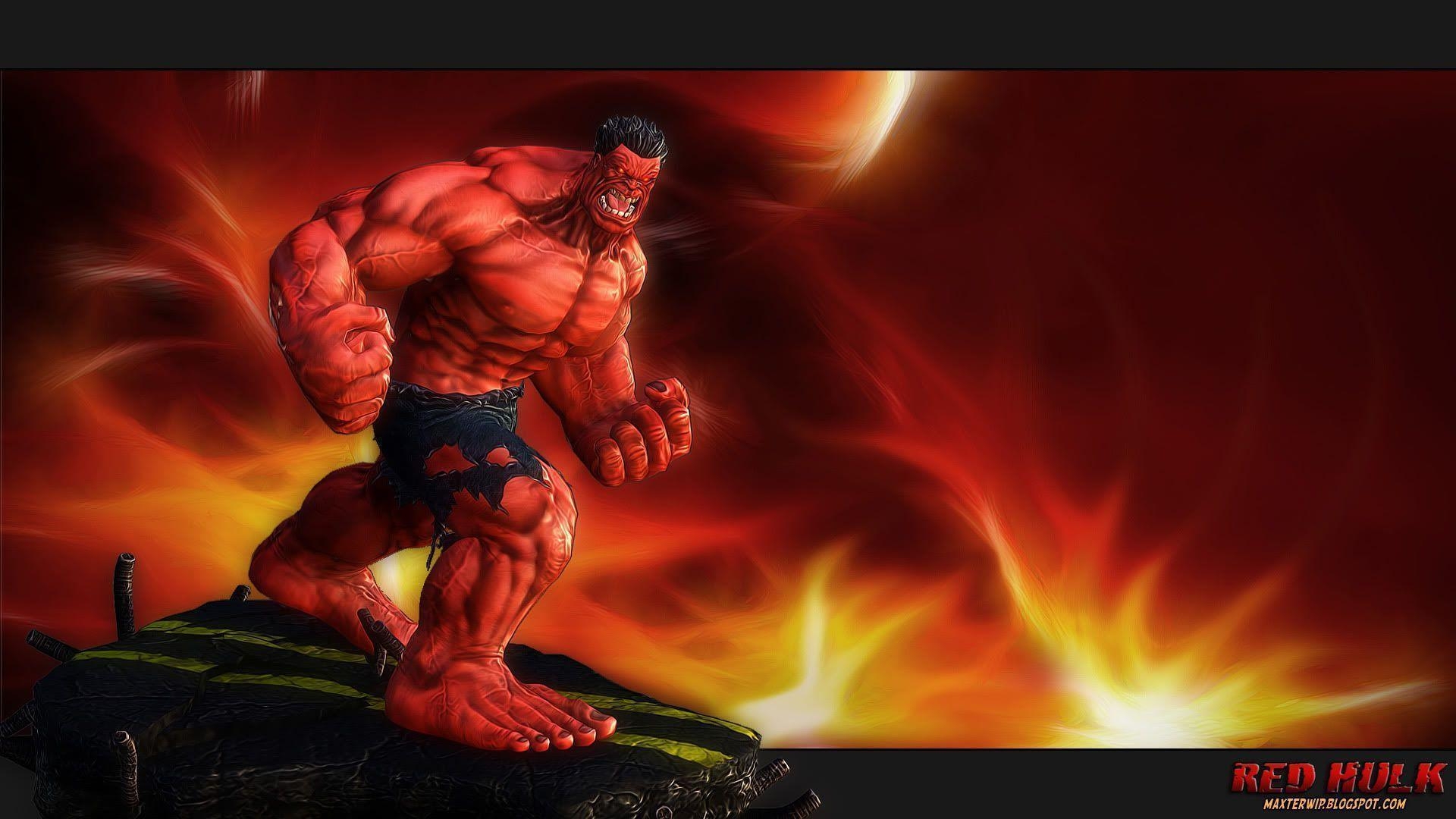 1920x1080 Red Hulk Wallpaper, Desktop