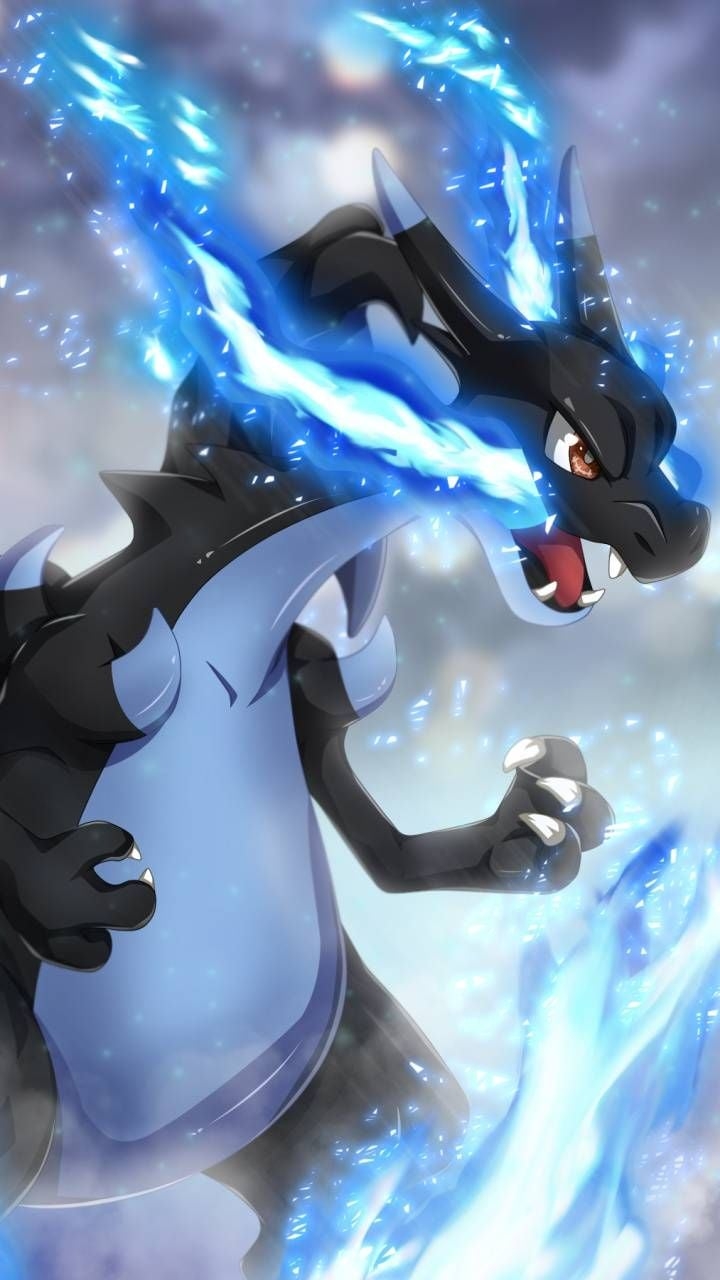 720x1280 Download Mega Charizard X wallpaper, Phone