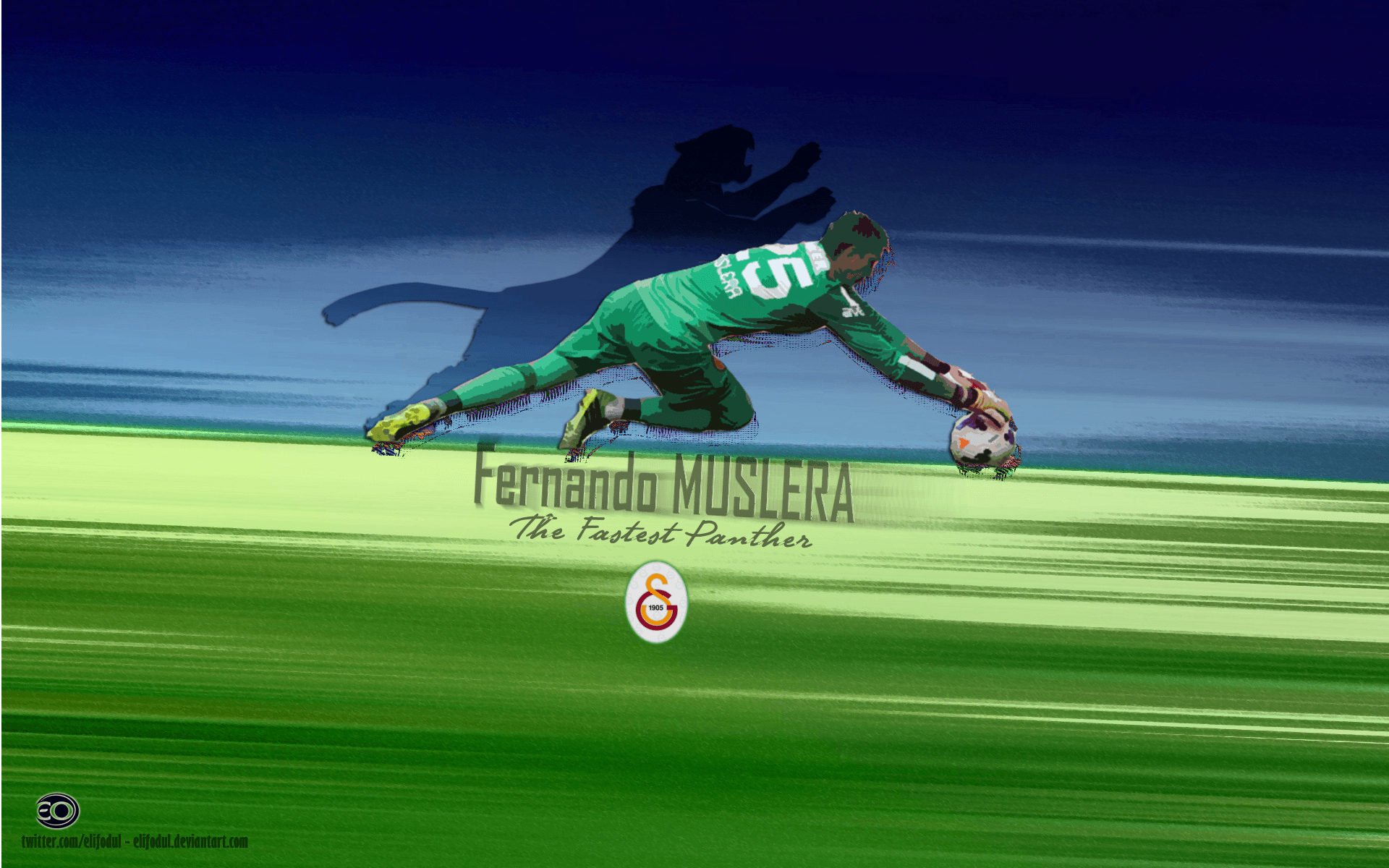 1920x1200 Fernando Muslera Panther Wallpaper, Desktop