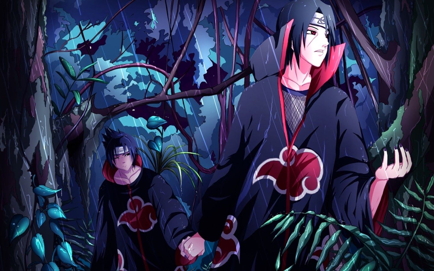 1440x900 Free download Uchiha Itachi Sasuke Akatsuki Anime Wallpaper HD g02, Desktop